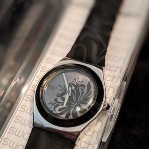 Swatch Irony Medium 2006 "Black Flower" watch
